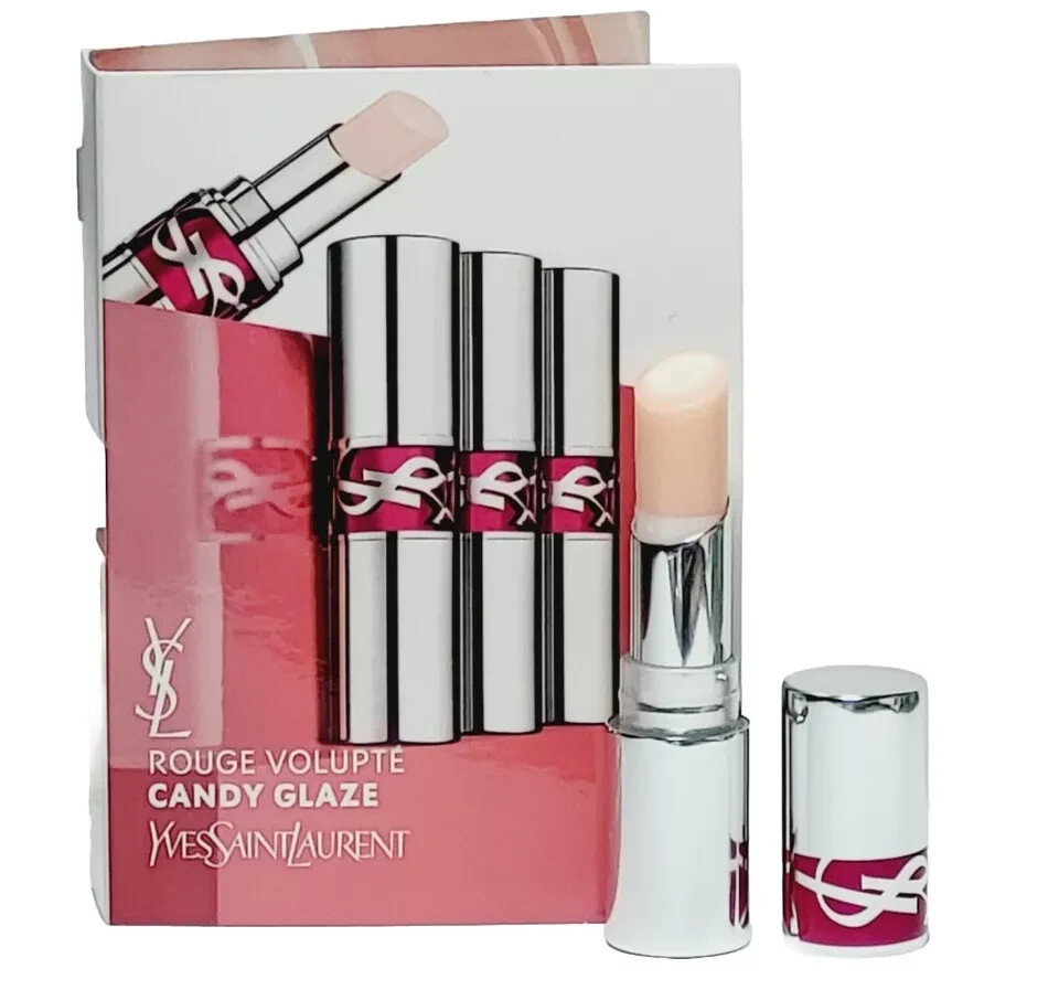 YSL Rouge Volupte Candy Glaze Double Care Balm 02 MINI 1g Yves