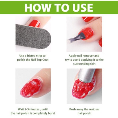 Magic Remover Maniküre Nagelgelpolitur Soak Cleaner Nagellackentfernung Ne . - Bild 12 von 14