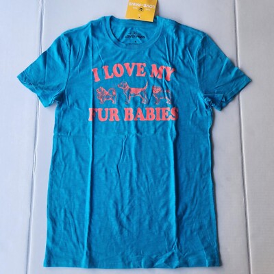 For The Love Of Paws Men's Apparel T-Shirt - I Love My Fur Babies - Small