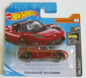 Details About Hot Wheels Hw Space Tesla Roadster With Starman New Short Card
