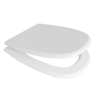 WC SEAT FOR ROCK VASE LADY SHAPE 5 White Universal toilet seats water cover