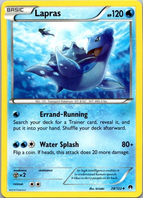 Lapras Uncommon XY - BREAKpoint 28/122 NM