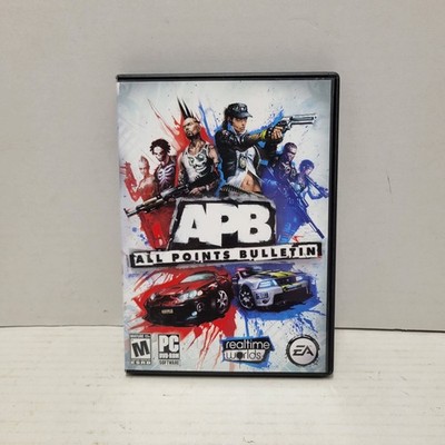 APB All Points Bulletin PC DVD-ROM EA Realtime Worlds 2010 Action MMO Game