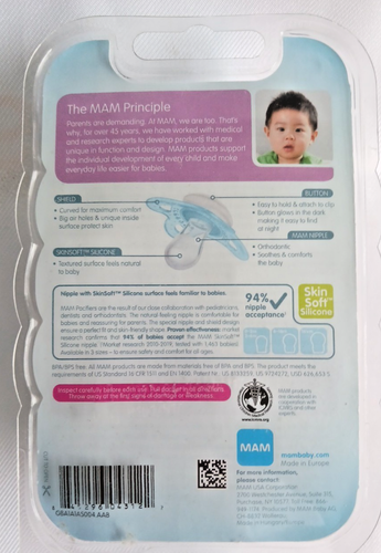 MAM Original Day & Night Pacifier 3 Pack 0-6 Months New. - Picture 4 of 4