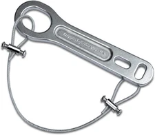 "iGuerburn Small Heavy Duty Metal Oxygen Cylinder Tank Wrench O2 Key with Lanyar