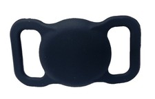 Black Dog Collar AirTag Holder Silicone Case Brand New