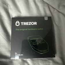 Trezor One Hardware Wallet  Factory Sealed - Black