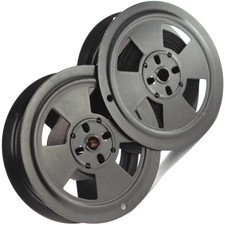 Smith Corona Typewriter Twin Metal Spools with New Black Ribbon