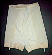 Giarrettiere vintage antiche bianche con cintura panty, misura X-Large