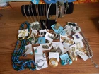 Vintage Gold/Silver Tone Costume Jewelry Lot-60 + Pieces