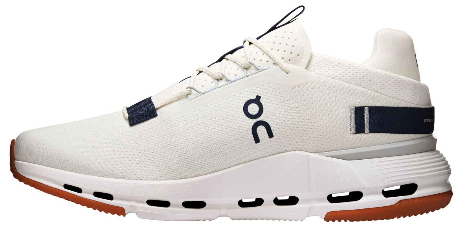 Men's On Cloud White/Navy Blue Gum Cloudnova 2 OC Running Shoes Brand NEW image 4