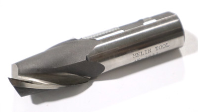 MELIN, 1.0'' x 7/8'', 2 FLUTE SE HSS ENDMILL, KEYWAY TOLERANCE              E390