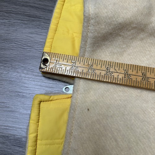 VTG 60s Hudson’s Bay 4 Point Striped Wool Reversible Coat Jacket Size XL Canada - Picture 5 of 12
