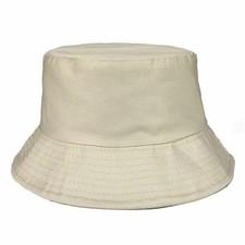 Bucket Hat Adults Unisex Summer Winter Fishing Beach Festival Sun 100% Cotton