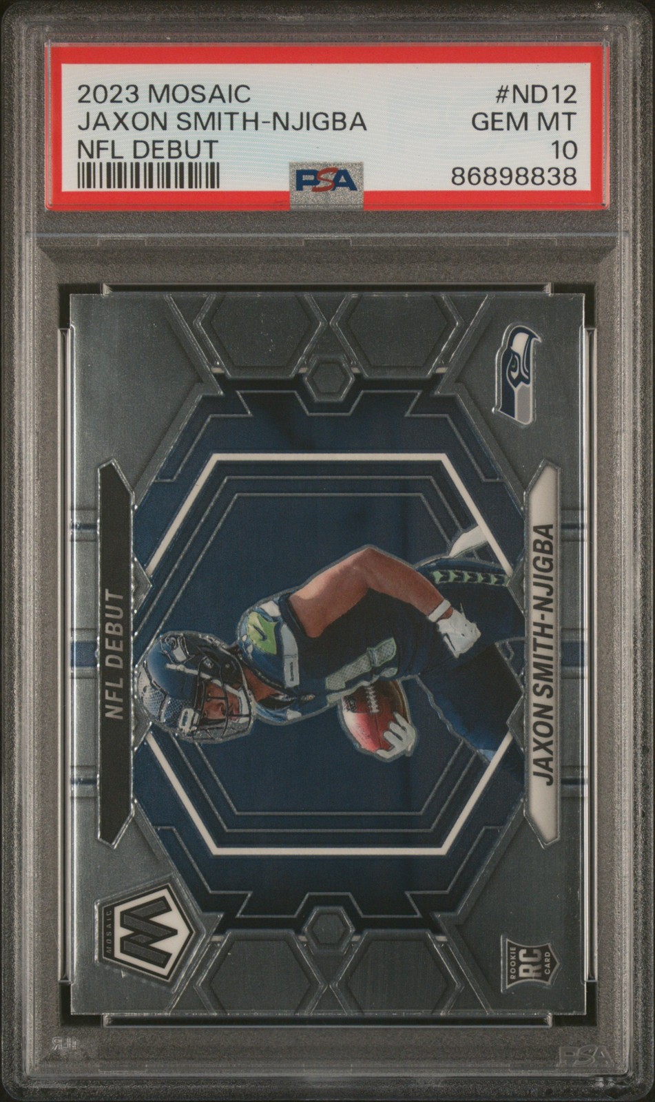 Jaxon Smith-Njigba Panini Mosaic NFL Debut #ND12 Base