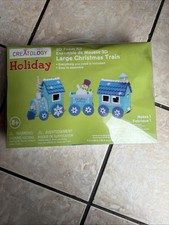 Creatology Santa's Train Foam Kit Ages 6 New In Box Holiday Craft Kit Christmas