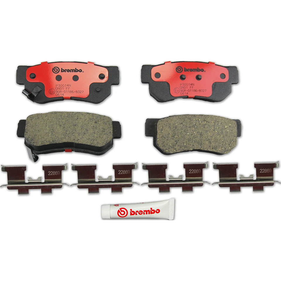 Juego de pastillas de freno de disco delanteras traseras rotor de freno de disco para Hyundai Sonata 2006-2007 Foto 4 de 4