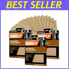 75-Piece Sandpaper Set | 80, 120, 220 Grits for Wood & Metal