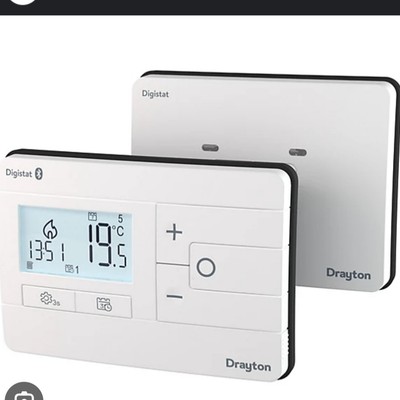 Drayton Digistat RF901 kabelloses programmierbares Raumthermostat Einkanal Neu