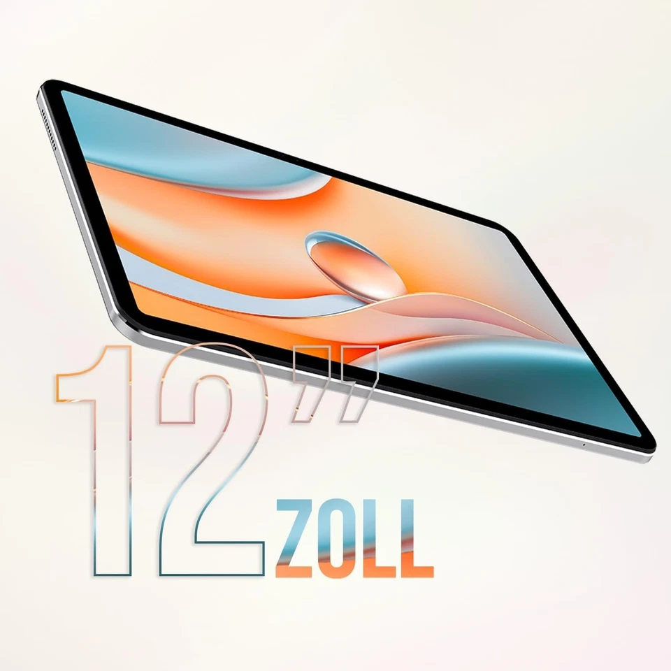 SPC Tablet 12 Zoll Android 14 6GB RAM 256GB Speicher 4G LTE WiFi Octa Core IPS - Bild 3 von 4