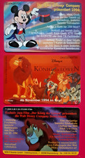 3 Telefonkarten Deutschland Walt Disney König der Löwen X54