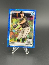 2020 Bowman Draft Sapphire Edition #BD-99 Justin Lange San Diego Padres