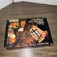 Vintage Microflame Torch Mini Gas Welding Tool Star Wars Jawa Prop Untested