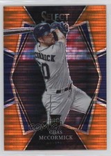 2022 Panini Select Premier Level Orange Pulsar Prizm 16/16 Chas McCormick 1my2