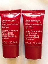 Clarins Super Restorative Night Cream 30ml (2x15ml) SEALED