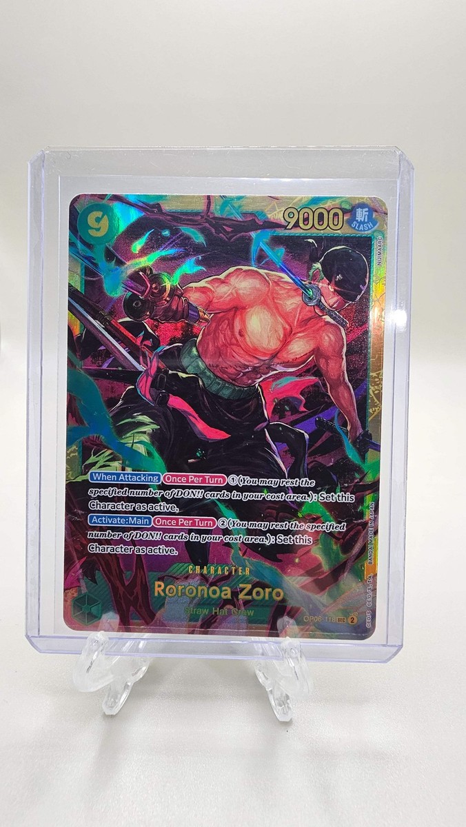 Roronoa Zoro OP08-118 SEC One Piece TCG (Two Legends set) English