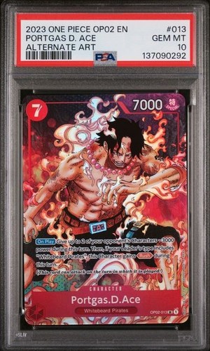 Portgas.D.Ace (Parallel) graded PSA 10 for sale on eBay