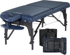 Montclair Pro 31 Portable Massage Table - Memory Foam, Reiki, Spa Tattoo Bed