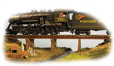 Monroe Models HO Hobo Creek Bridge Kit 8-1/2 x 1-5/8 x 1-3/8in 21.6 x 4.1 x 2010