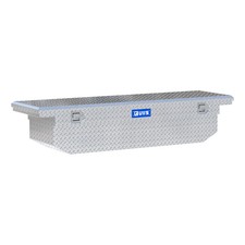 Uws Bright Aluminum 69 Angled Truck Toolbox With Low Profile Tool Box Storage