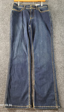 Carhartt Relaxed Fit Jasper Boot Denim Jeans Womens 6 Reg/30x31 Mid Rise Darker