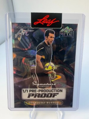 Gianluigi Buffon 2024 Leaf Metal Multisport Classic Art Pre-Prod Proof 1/1