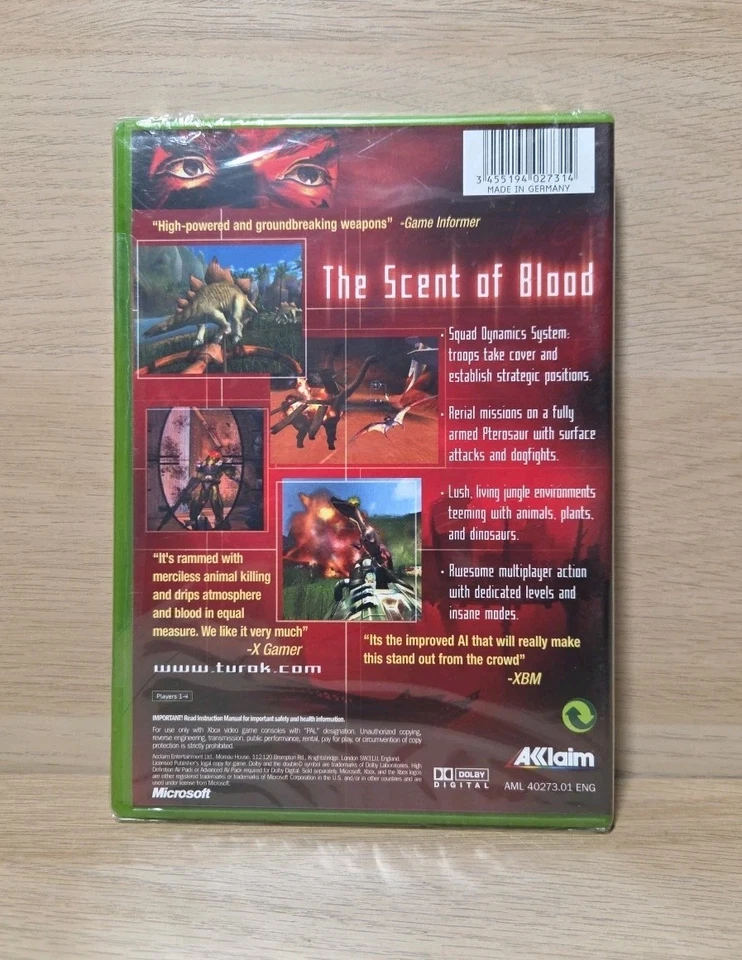 Turok Evolution New Sealed Sealed Nintendo Xbox Rare Sealed - Image 2 of 4