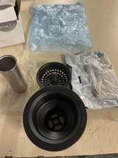 Kohler K-8801-BL Sink drain and strainer with tailpiece, Matte Black
