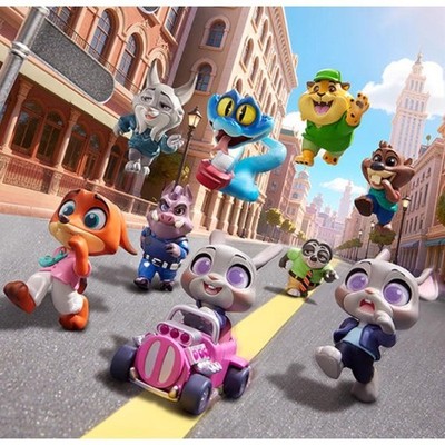 MINISO Disney Zootopia Run！City Wide Chas Series Confirmed Blind Box Figure
