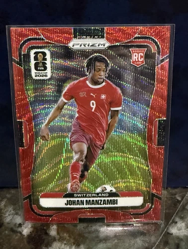 Panini Prizm FIFA World Cup 2026 Johan Manzambi Switzerland RC #419 /39
