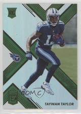 2017 Donruss Elite Rookies Green Taywan Taylor #199 p4g
