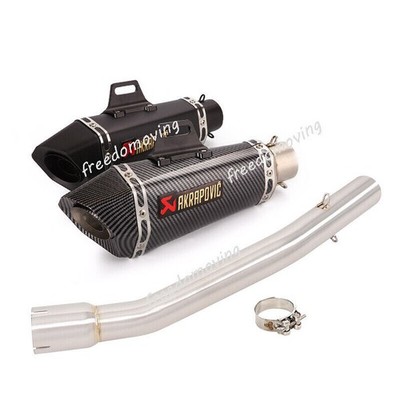 For YAMAHA YZF R1 1998-2003 Exhaust Mid Link Pipe Slip On 51mm Muffler DB Killer
