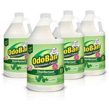 OdoBan Odor Eliminator and Disinfectant Concentrate, Eucalyptus, 1 Gal 4 Count 