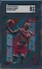 MICHAEL JORDAN 1995-96 FLEER METAL SCORING MAGNET SGC 8 NM-MT INSERT CARD #4!