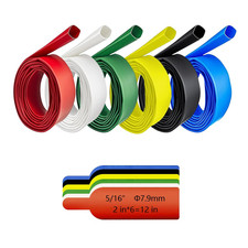 5/16in Heat Shrink Tubing 3:1, Adhesive Lined, 12FT, Marine Grade, 6 Colors