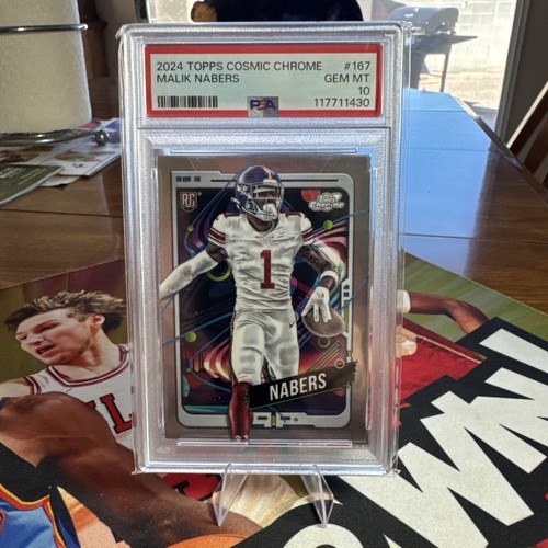 2024 Topps Cosmic Chrome Malik Nabers PSA 10 Rookie Cosmic Universe RC SSP 🔥