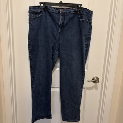 Gloria Vanderbilt Womens Denim Blue Jeans Pants Size 24W