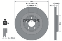 2X Bremsscheibe Hinterachse FüR Jaguar F-TYPE Coupe Cabriolet