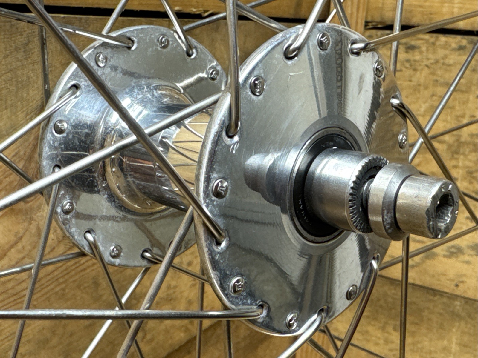 Vintage 700C Phil Wood High Flange Campagnolo München 72 Front Wheel Road Bike