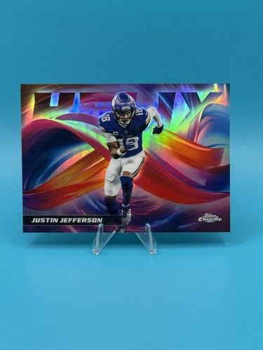 2025 Topps Chrome Justin Jefferson Base (RAW)
